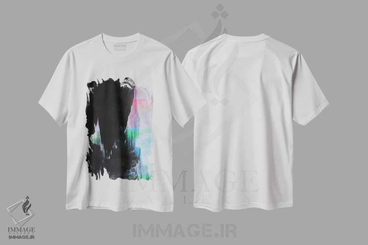 تیشرت طرح دار گذرا SW اثر آدام پریستر | immage.ir