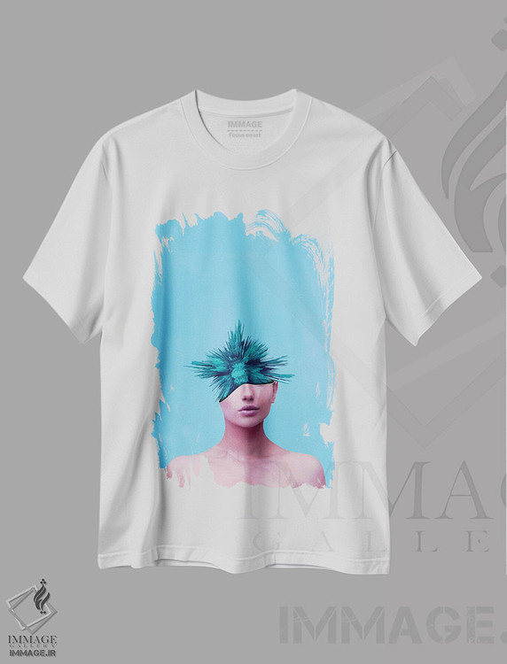 تیشرت طرح دار نارنجک سر، هنر دیجیتال اثر آدام پریستر | immage.ir