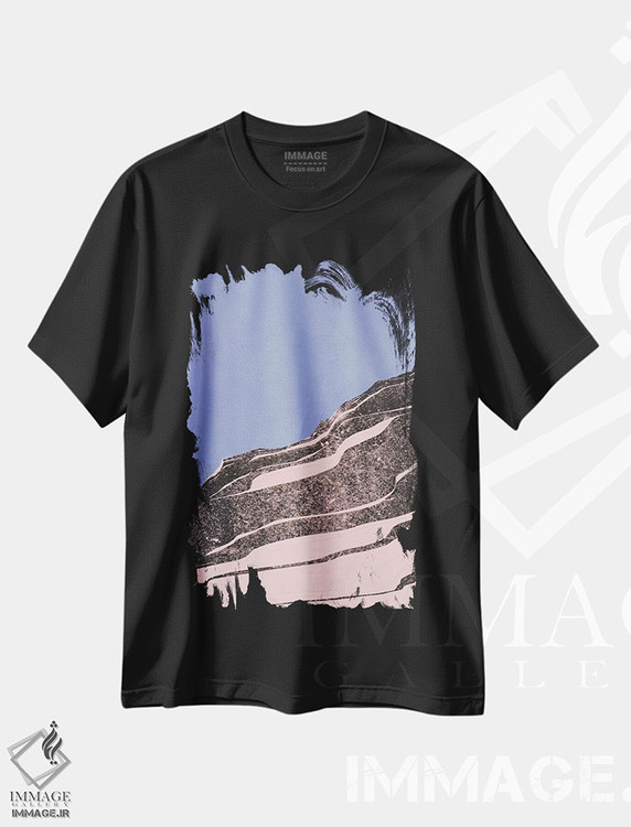 تیشرت طرح دار شوکران، آبستره اثر آدام پریستر | فروشگاه ایماژ