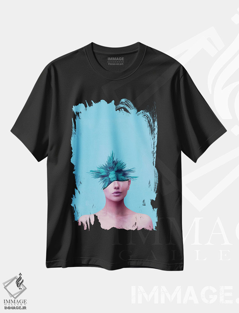 تیشرت طرح دار نارنجک سر، هنر دیجیتال اثر آدام پریستر | فروشگاه ایماژ