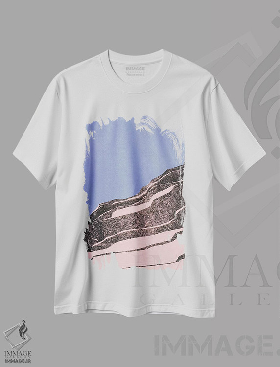 تیشرت طرح دار شوکران، آبستره اثر آدام پریستر | immage.ir