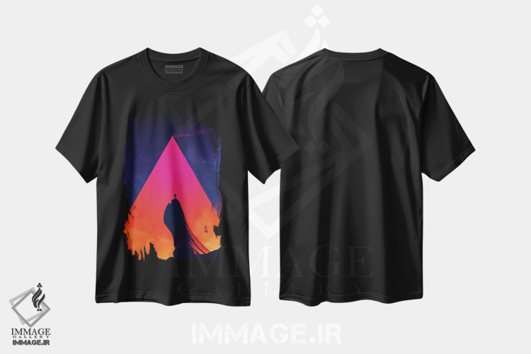 تیشرت طرح دار گیلگمش، هنر دیجیتال اثر آدام پریستر | فروشگاه ایماژ