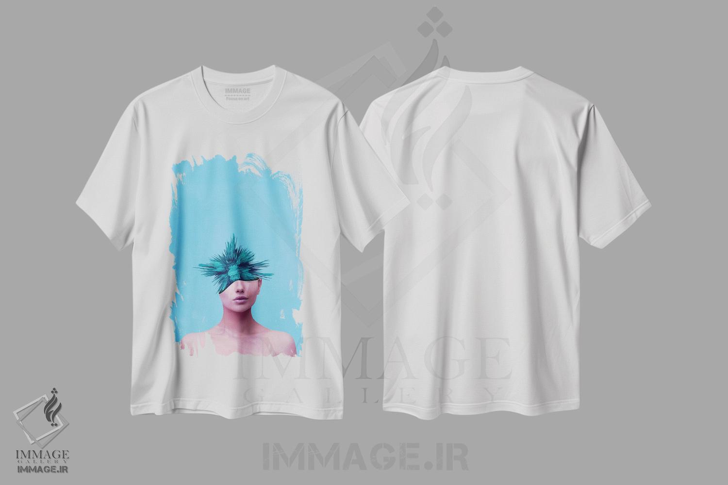 تیشرت طرح دار نارنجک سر، هنر دیجیتال اثر آدام پریستر | immage.ir