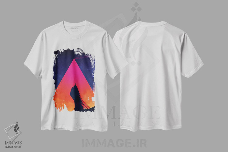 تیشرت طرح دار گیلگمش، هنر دیجیتال اثر آدام پریستر | immage.ir