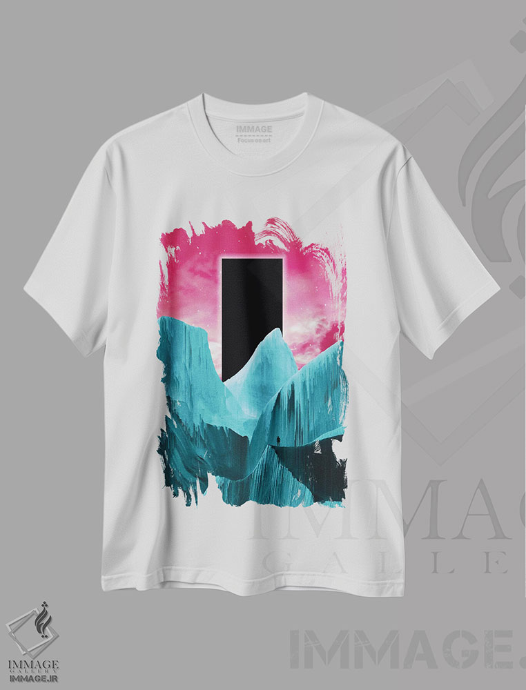 تیشرت طرح دار نادانی همان اعتماد است، آبستره اثر آدام پریستر | immage.ir