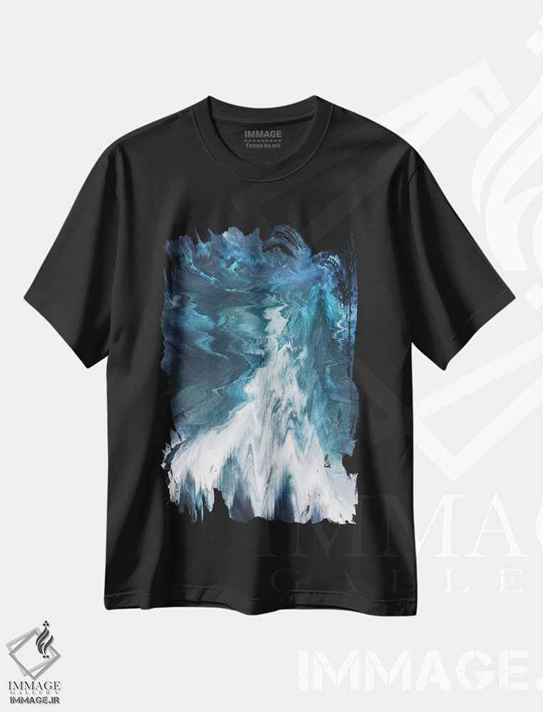 تیشرت طرح دار غیرمحسوس، آبستره اثر آدام پریستر | فروشگاه ایماژ