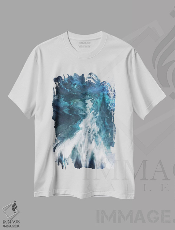 تیشرت طرح دار غیرمحسوس، آبستره اثر آدام پریستر | immage.ir