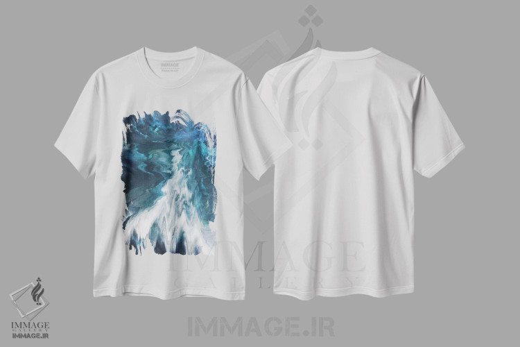 تیشرت طرح دار غیرمحسوس، آبستره اثر آدام پریستر | immage.ir