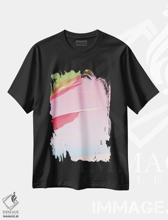 تیشرت طرح دار سراب اثر آدام پریستر | فروشگاه ایماژ