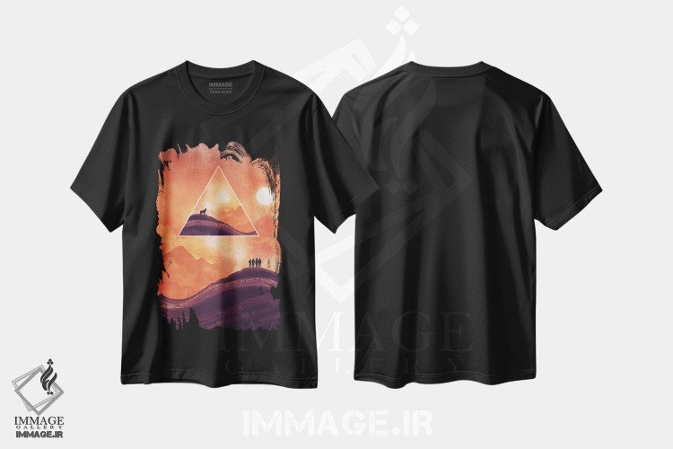 تیشرت طرح دار آخرین تماس، هنر دیجیتال اثر آدام پریستر | فروشگاه ایماژ