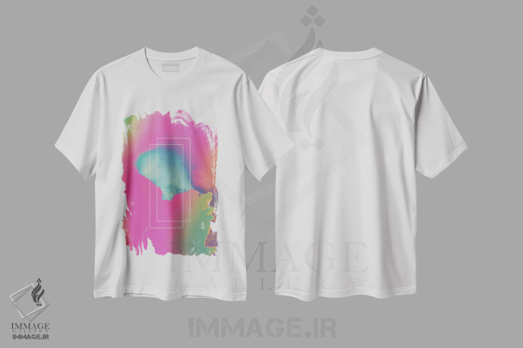تیشرت طرح دار حرکت اثر آدام پریستر | immage.ir