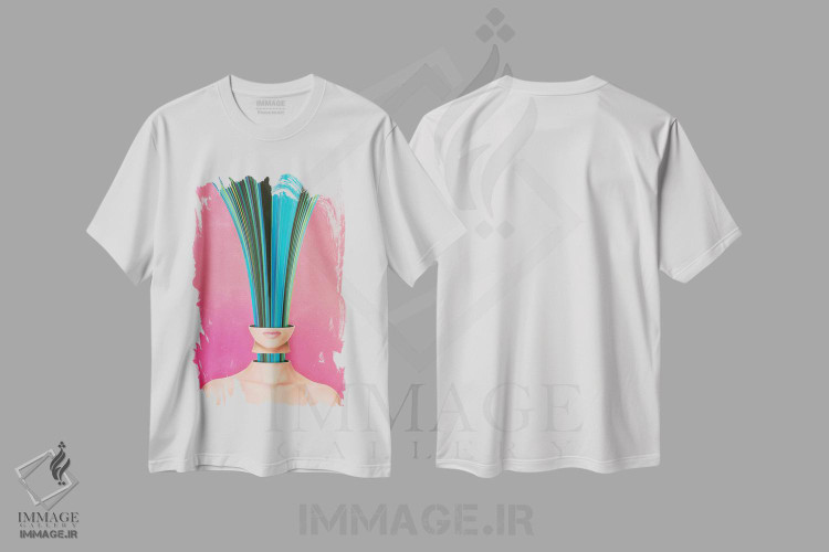 تیشرت طرح دار چهرهٔ دیگر من یک کاکتوس است، آبستره اثر آدام پریستر | immage.ir