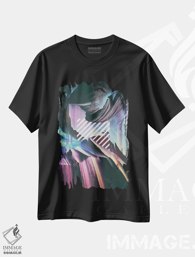 تیشرت طرح دار هرگز دیده نشده II، آبستره اثر آدام پریستر | فروشگاه ایماژ