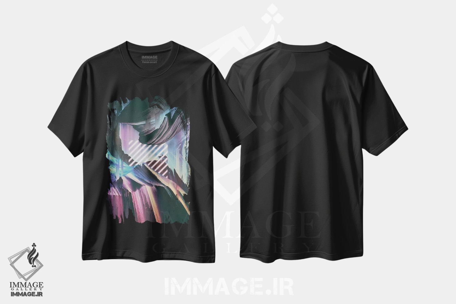 تیشرت طرح دار هرگز دیده نشده II، آبستره اثر آدام پریستر | فروشگاه ایماژ