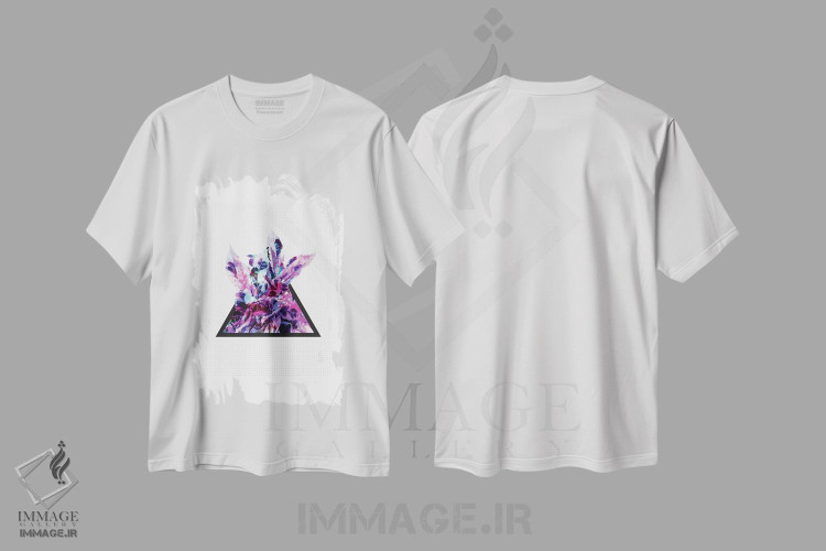 تیشرت طرح دار شب، آبستره اثر آدام پریستر | immage.ir