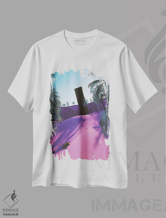 تیشرت طرح دار شاه نخل، تزئینی اثر آدام پریستر | immage.ir
