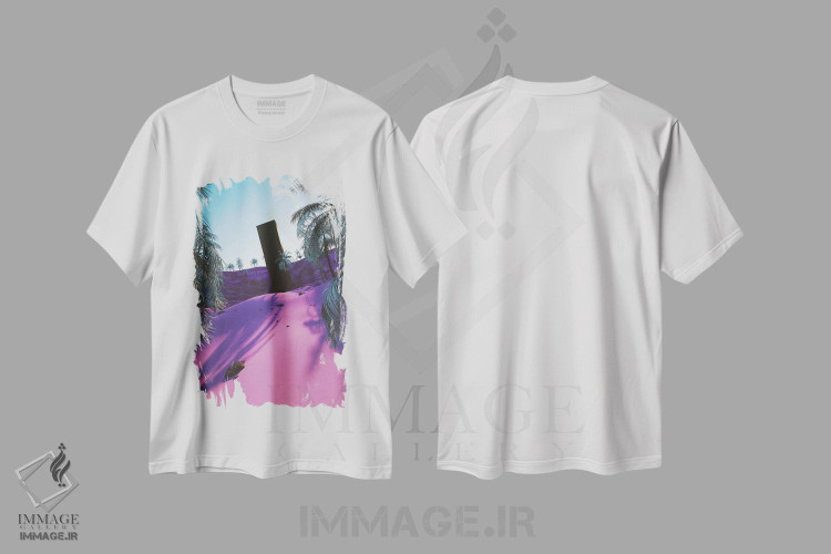 تیشرت طرح دار شاه نخل، تزئینی اثر آدام پریستر | immage.ir