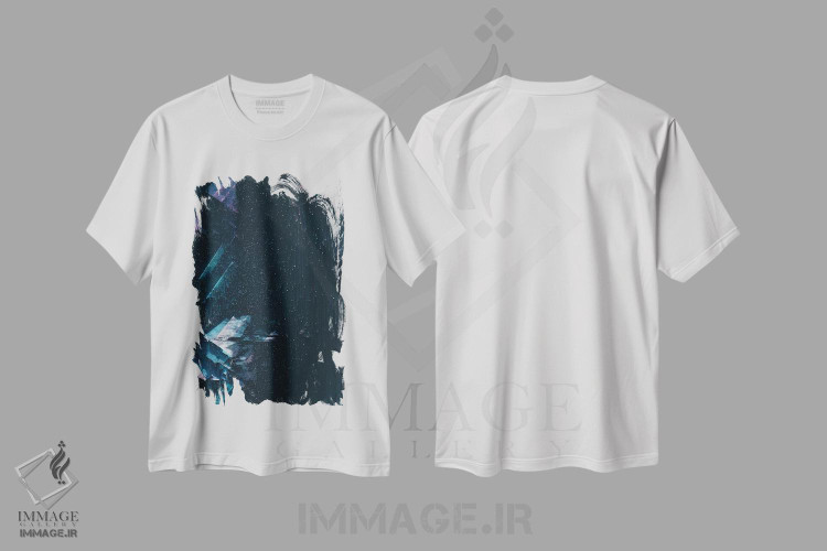 تیشرت طرح دار رودخانه اثر آدام پریستر | immage.ir