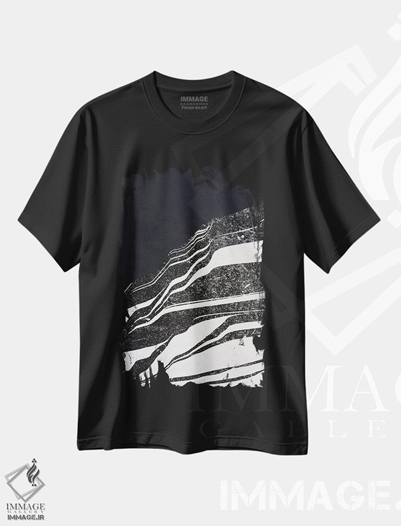 تیشرت طرح دار سکویا اثر آدام پریستر | فروشگاه ایماژ