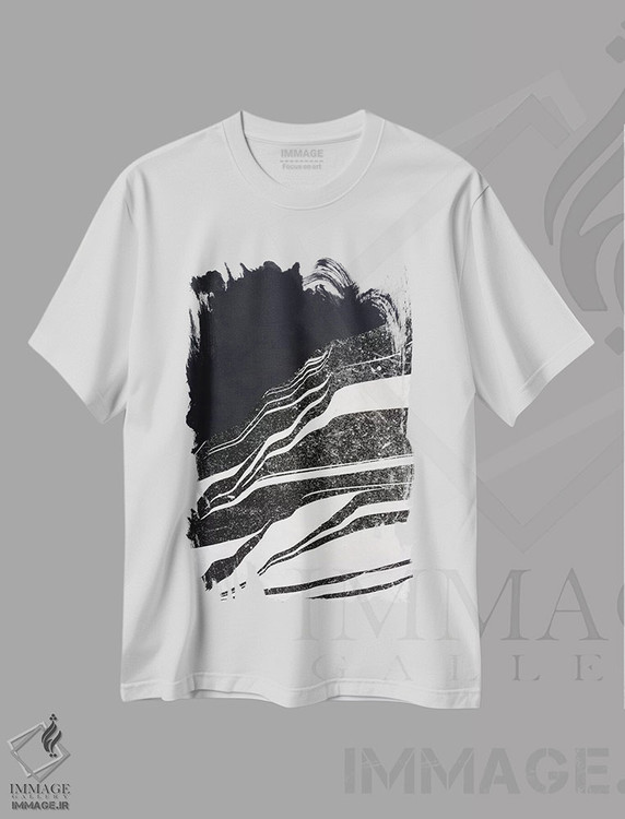 تیشرت طرح دار سکویا اثر آدام پریستر | immage.ir