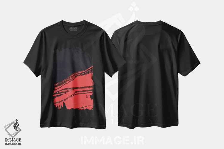 تیشرت طرح دار درخت بنیان اثر آدام پریستر | فروشگاه ایماژ