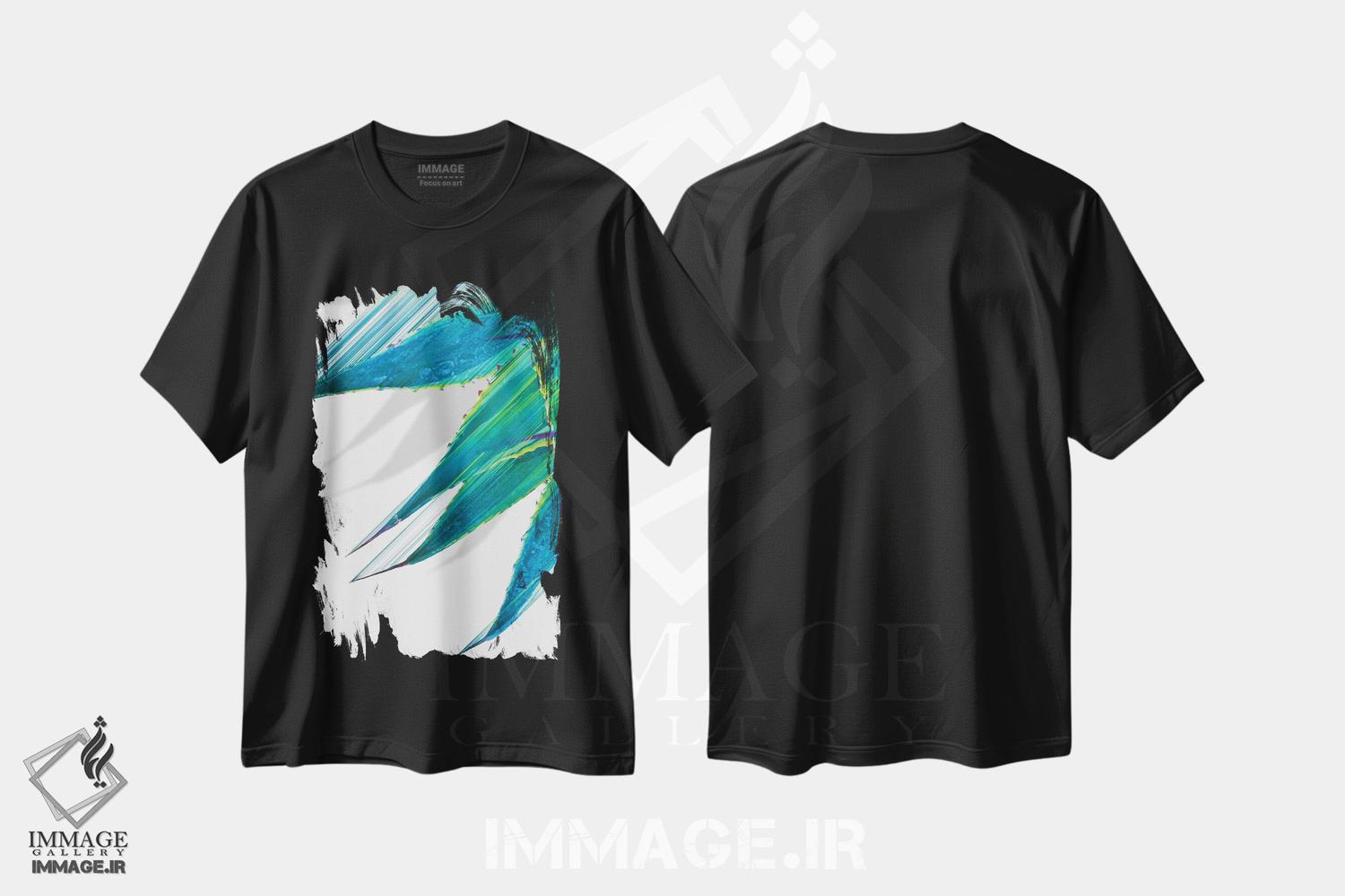 تیشرت طرح دار آگاو در حال پرواز، هنر دیجیتال اثر آدام پریستر | فروشگاه ایماژ