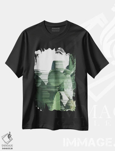 تیشرت طرح دار کاکتوس های مرتب شده، دکوراسیون جایگزین اثر آدام پریستر | فروشگاه ایماژ