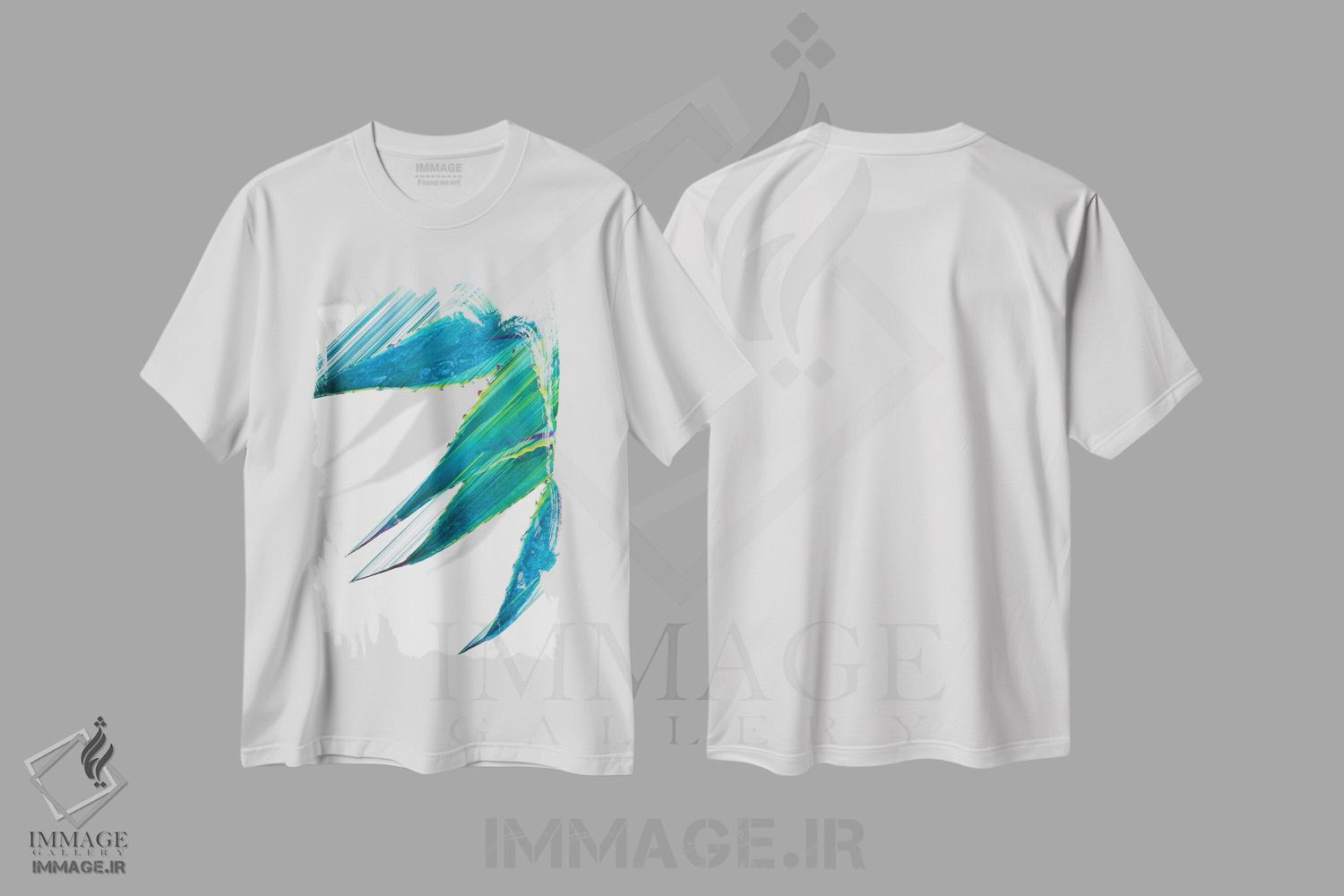 تیشرت طرح دار آگاو در حال پرواز، هنر دیجیتال اثر آدام پریستر | immage.ir