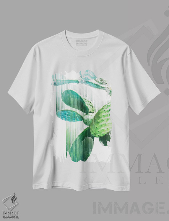 تیشرت طرح دار سریع ترین کاکتوس، هنر دیجیتال اثر آدام پریستر | immage.ir