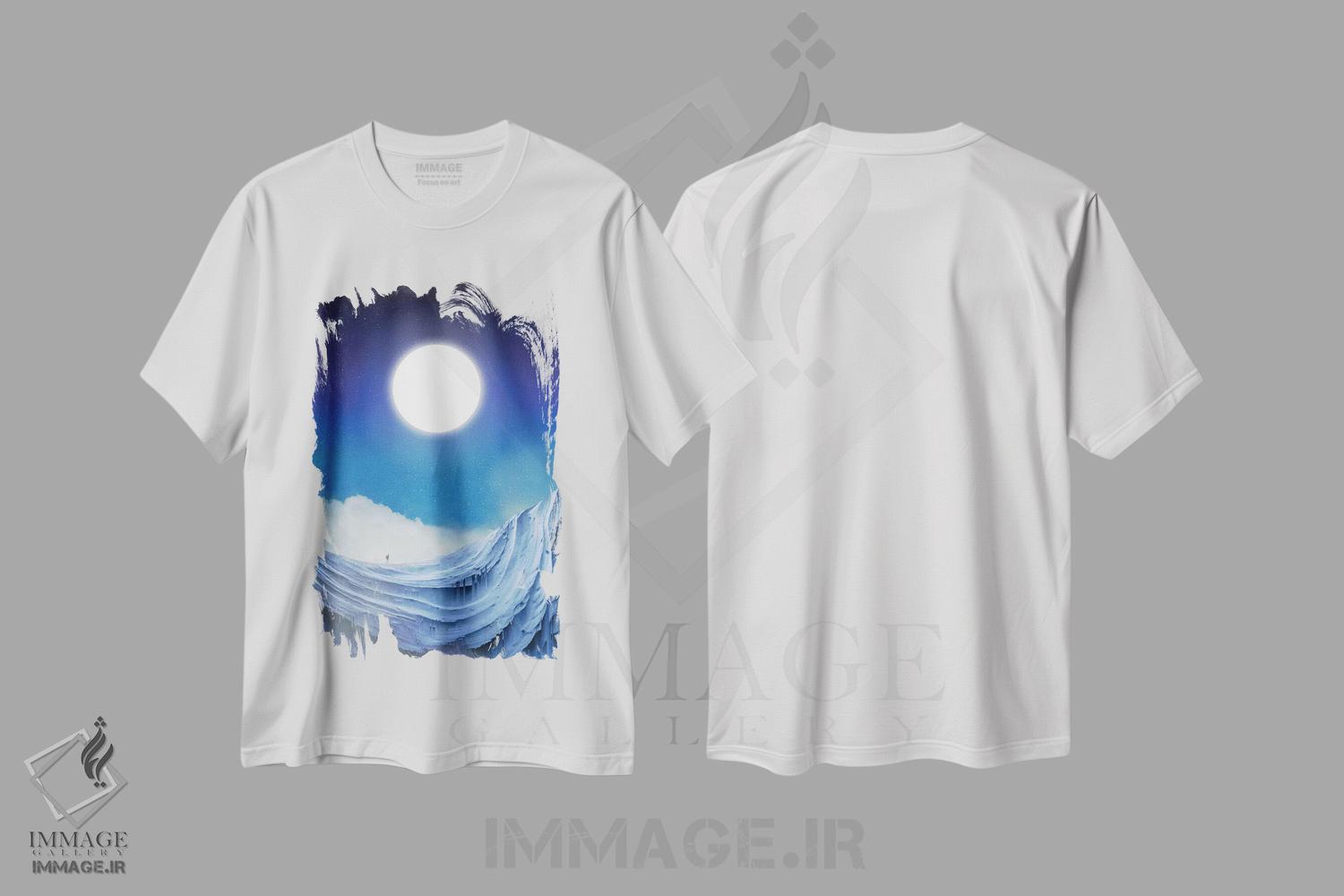 تیشرت طرح دار به غبار، هنر دیجیتال اثر آدام پریستر | immage.ir