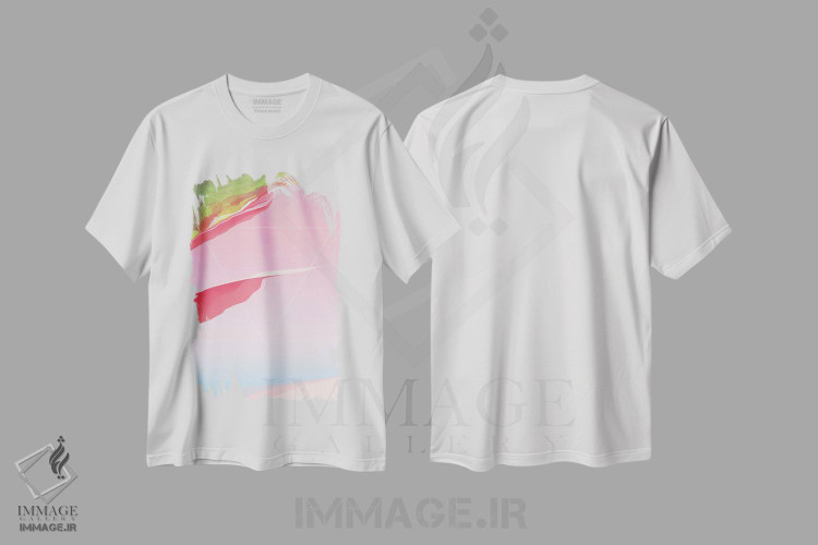 تیشرت طرح دار مثلث اثر آدام پریستر | immage.ir