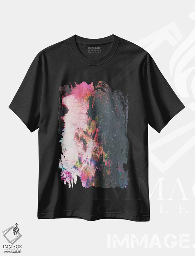 تیشرت طرح دار بدون عنوان اثر آدام پریستر | فروشگاه ایماژ