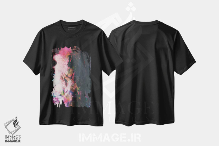 تیشرت طرح دار بدون عنوان اثر آدام پریستر | فروشگاه ایماژ