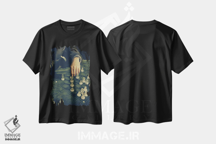 تیشرت طرح دار سینمان I، مدیوم اثر آلساندرو پاسرینی | فروشگاه ایماژ