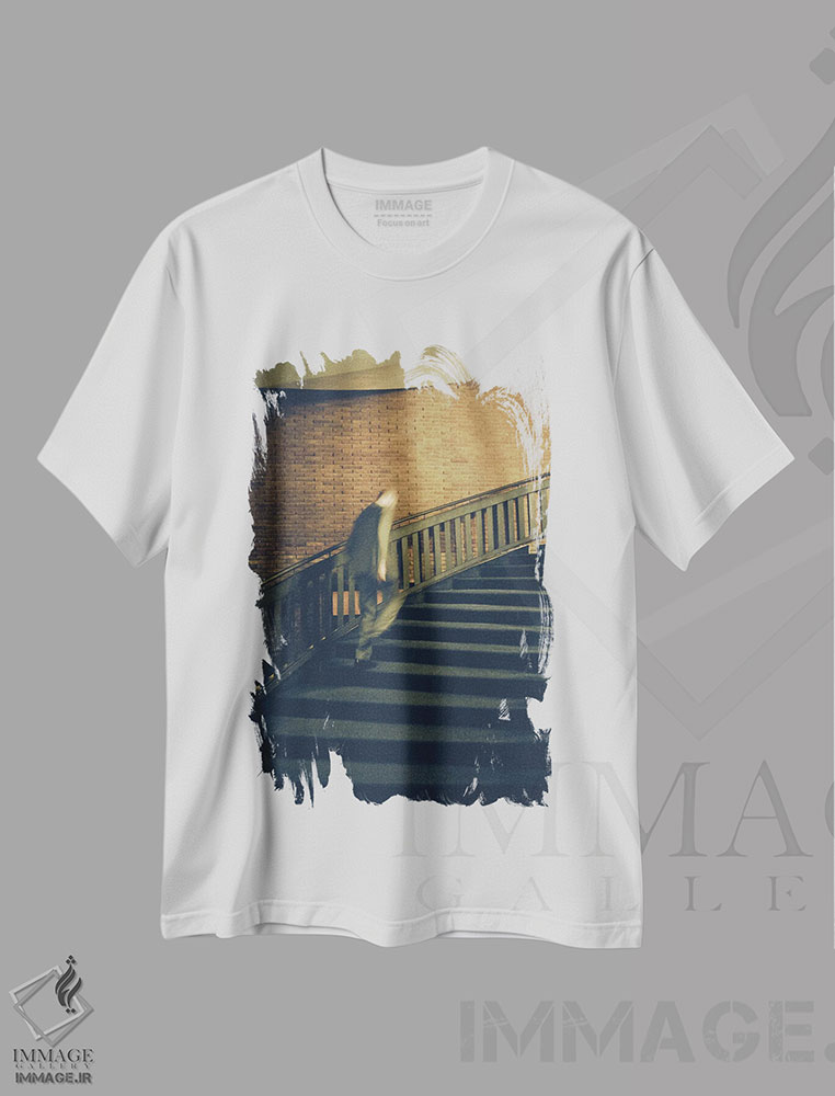 تیشرت طرح دار سینمان II، مدیوم اثر آلساندرو پاسرینی | immage.ir