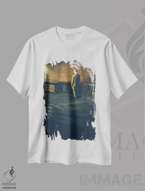 تیشرت طرح دار سینمان III، مدیوم اثر آلساندرو پاسرینی | immage.ir