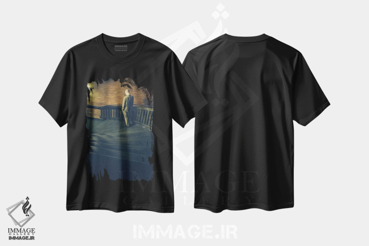 تیشرت طرح دار سینمان III، مدیوم اثر آلساندرو پاسرینی | فروشگاه ایماژ