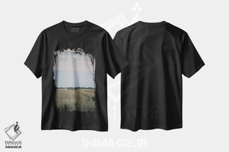 تیشرت طرح دار دلتا II، مدیوم اثر آلساندرو پاسرینی | فروشگاه ایماژ