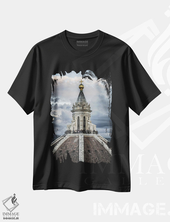 تیشرت طرح دار فلورانس III، مدیوم اثر آلساندرو پاسرینی | فروشگاه ایماژ