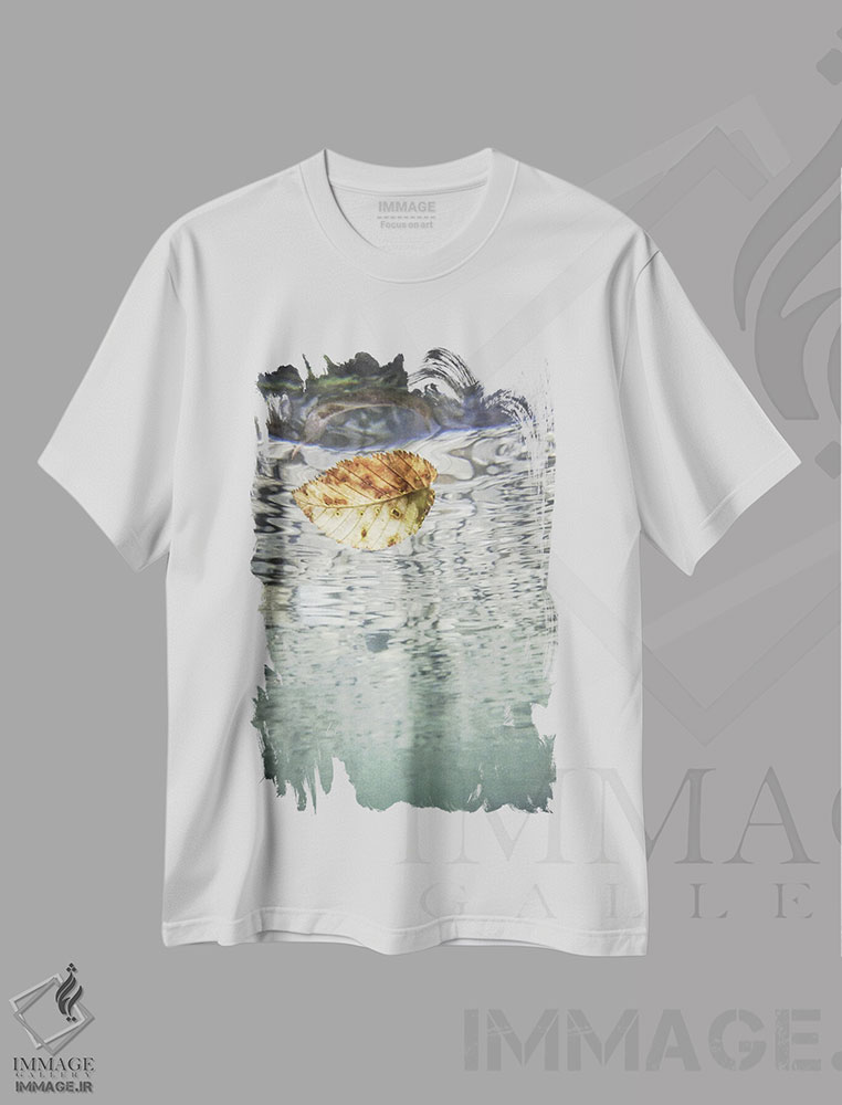 تیشرت طرح دار برگ ها I، مدیوم اثر آلساندرو پاسرینی | immage.ir