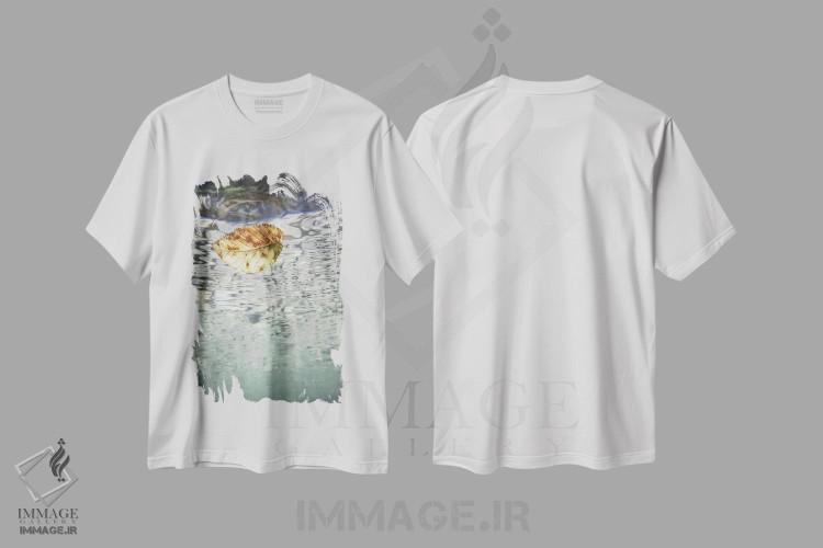 تیشرت طرح دار برگ ها I، مدیوم اثر آلساندرو پاسرینی | immage.ir