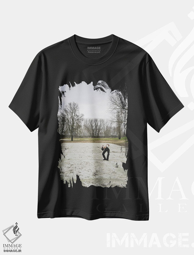 تیشرت طرح دار انسان کوچک X، مدیوم اثر آلساندرو پاسرینی | فروشگاه ایماژ
