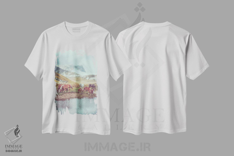 تیشرت طرح دار تبت کوچک II، مدیوم اثر آلساندرو پاسرینی | immage.ir