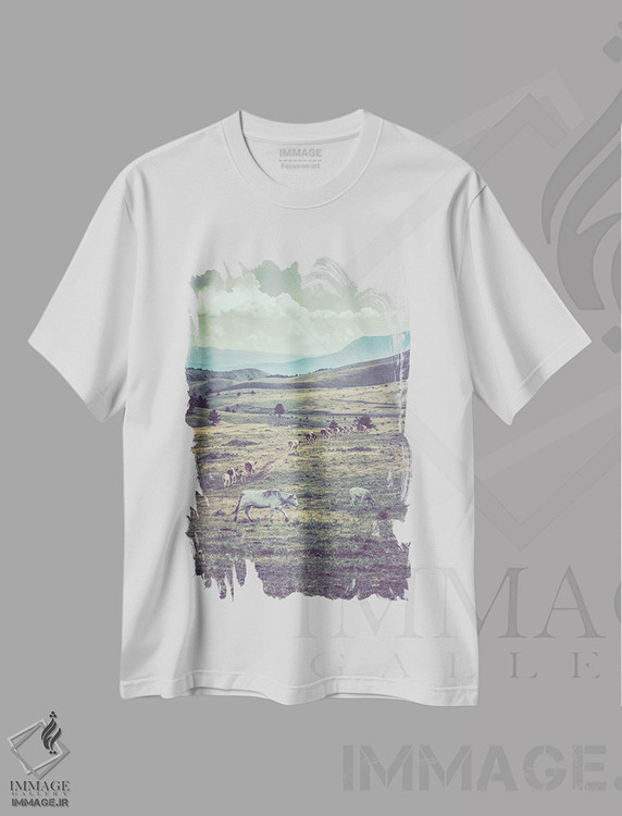 تیشرت طرح دار تبت کوچک XVIII، مدیوم اثر آلساندرو پاسرینی | immage.ir