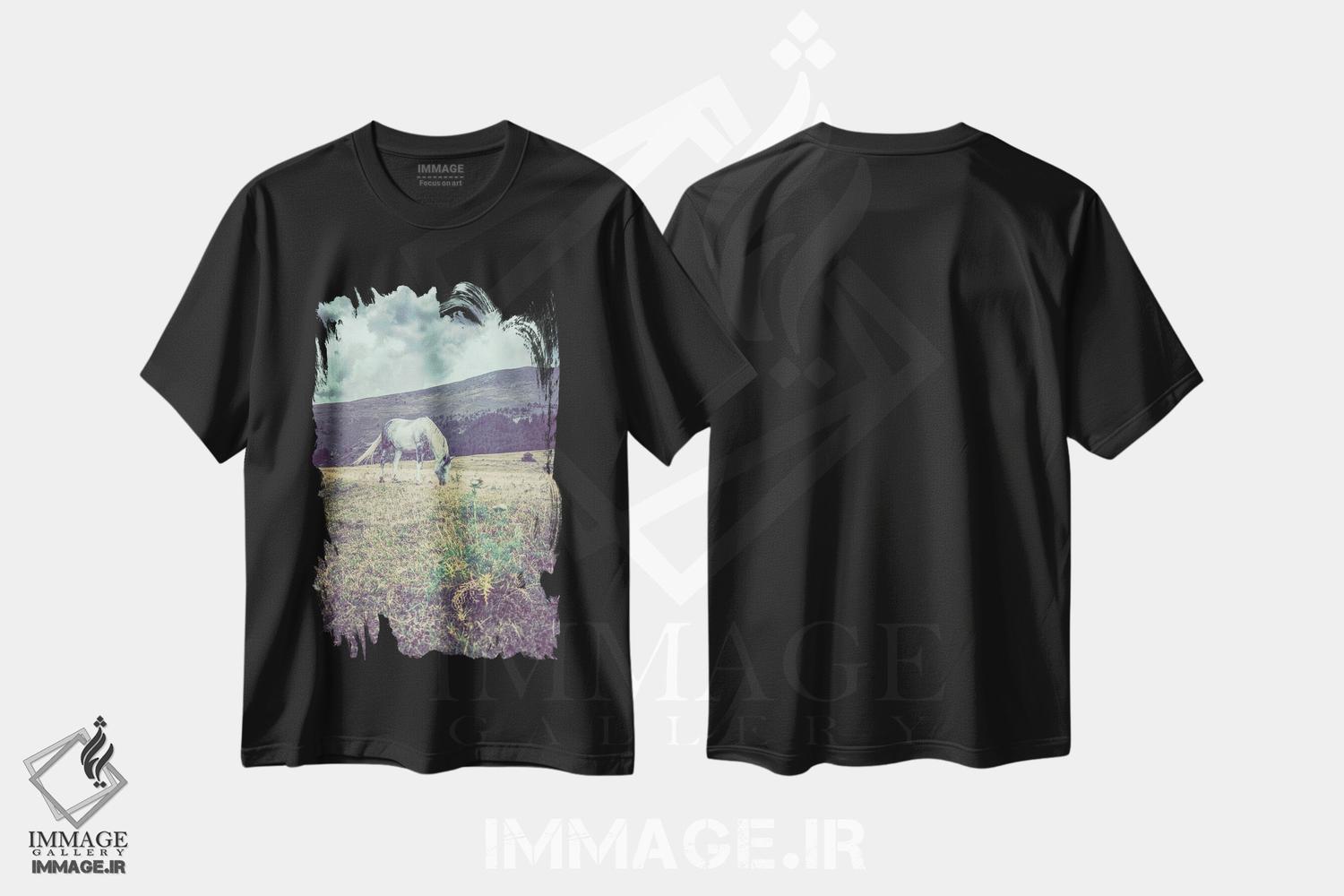 تیشرت طرح دار تبت کوچک XIX، مدیوم اثر آلساندرو پاسرینی | فروشگاه ایماژ