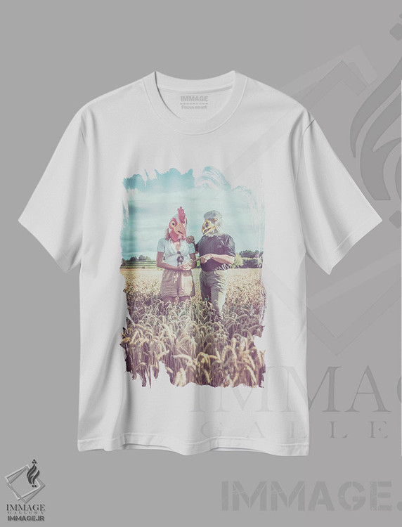 تیشرت طرح دار پرترهٔ خانوادگی I، مدیوم اثر آلساندرو پاسرینی | immage.ir