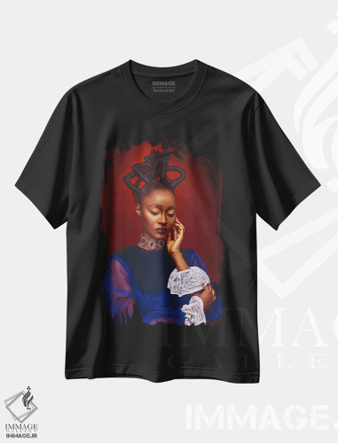 تیشرت طرح دار آده اوری، هنر آمریکایی آفریقایی تبار اثر آدنیران آدسانیا | فروشگاه ایماژ