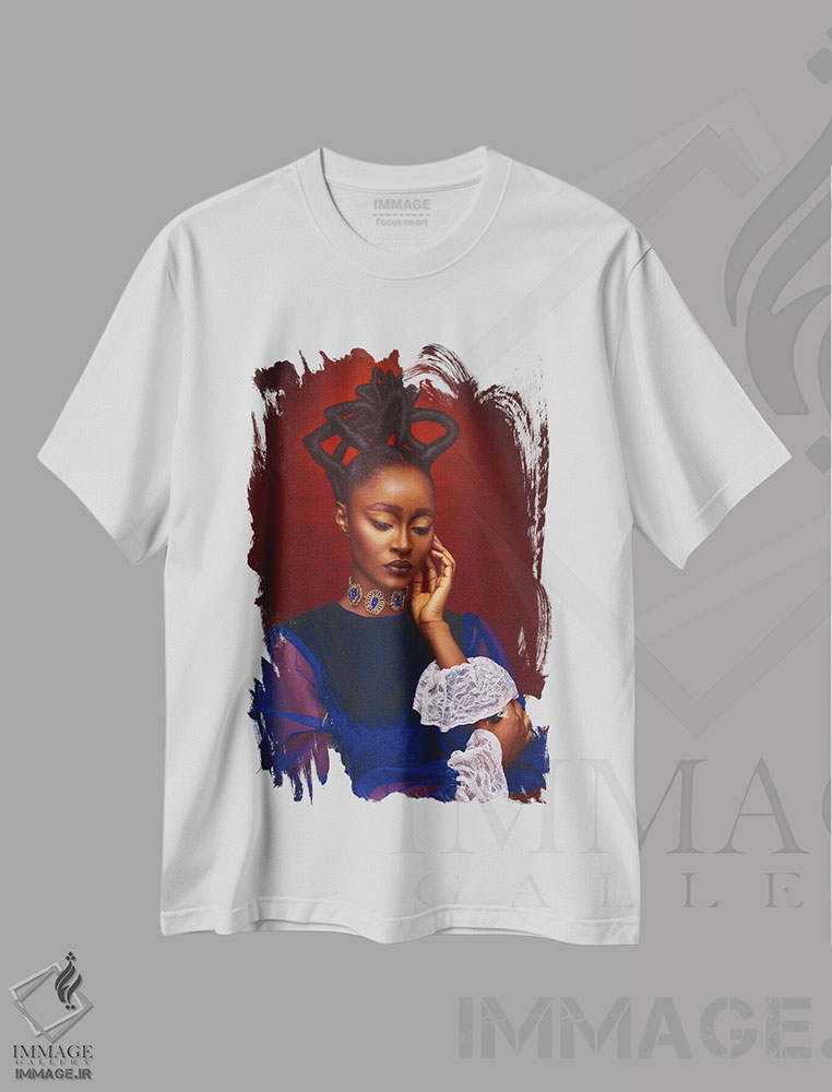 تیشرت طرح دار آده اوری، هنر آمریکایی آفریقایی تبار اثر آدنیران آدسانیا | immage.ir