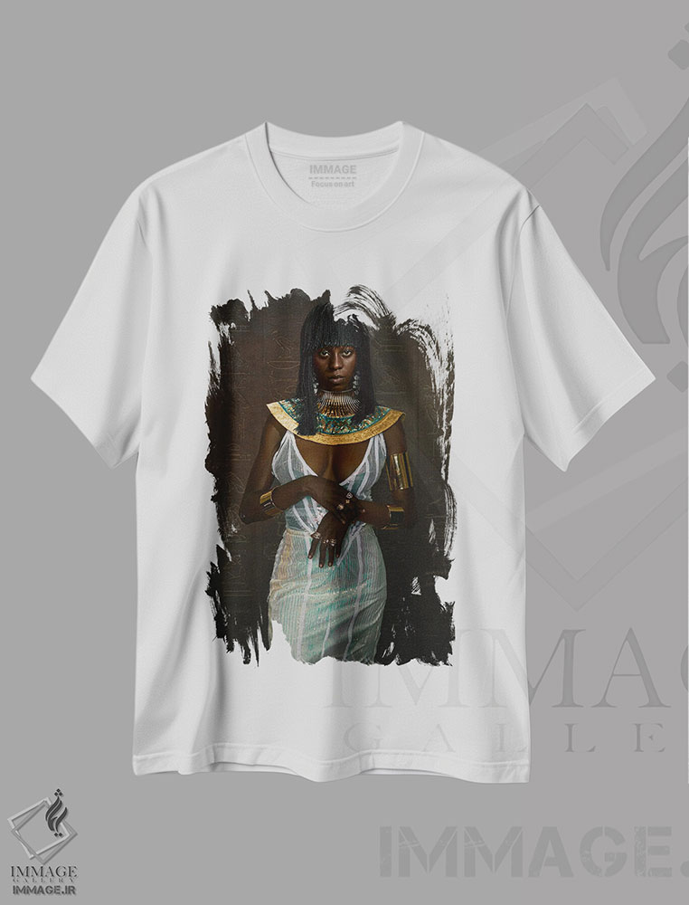 تیشرت طرح دار مصریان اصیل، هنر آمریکایی آفریقایی تبار اثر آدنیران آدسانیا | immage.ir