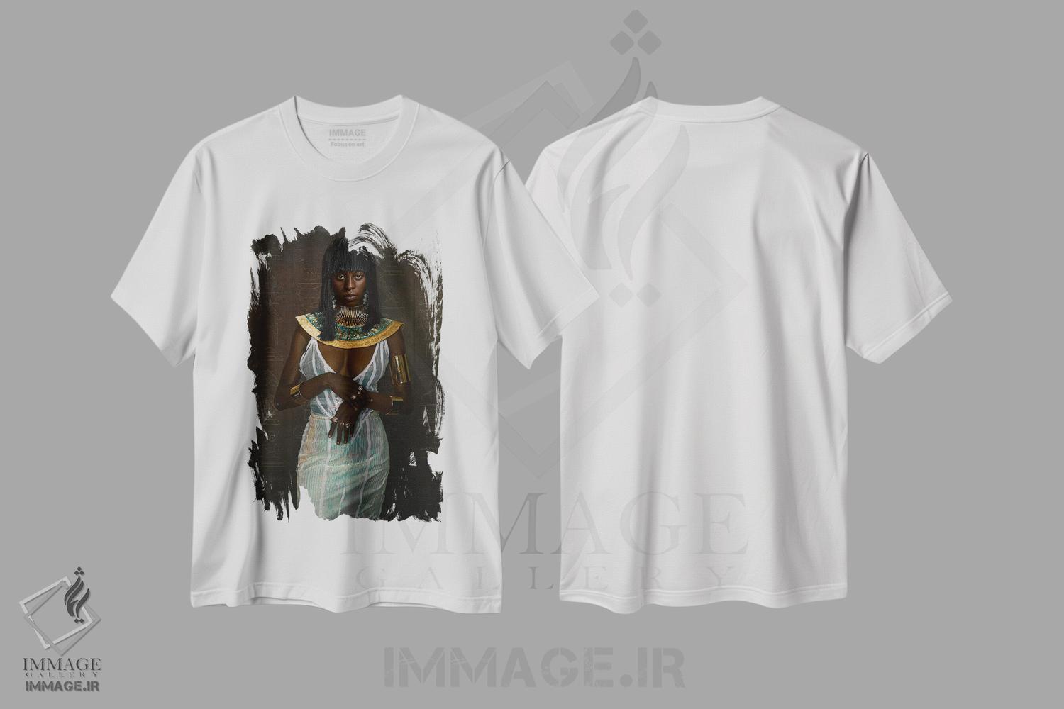 تیشرت طرح دار مصریان اصیل، هنر آمریکایی آفریقایی تبار اثر آدنیران آدسانیا | immage.ir